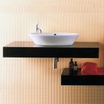 BLAT WENGE 800X450X100 CU GAURA (mobilier baie)