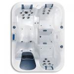MINIPISCINA 3 PERS.,  IBIZA, CULOARE PEARL WHITE+LIGHT GREY