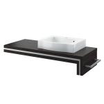 BLAT PENTRU LAVOAR, 17X120X50CM, DREAPTA, WENGE, ANCONA (mobilier de baie)