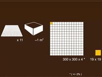 Detalii dimensiune placă mozaic