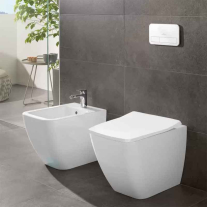 Clapeta Villeroy & Boch, Viconnect, cu actionare dubla, alb