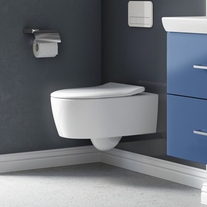 Set vas WC suspendat Villeroy & Boch, Avento, direct flush, cu capac slim, soft close, quick release, alb