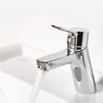 Set 7 in 1 Kludi, Pure & Easy, baterie lavoar + baterie dus + corp incastrat + set de dus