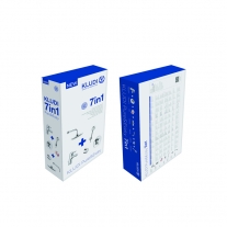 Set 7 in 1 Kludi, Pure & Easy, baterie lavoar + baterie dus + corp incastrat + set de dus