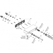 Baterie termostatata Hansgrohe, ShowerTablet Select 300, Crom