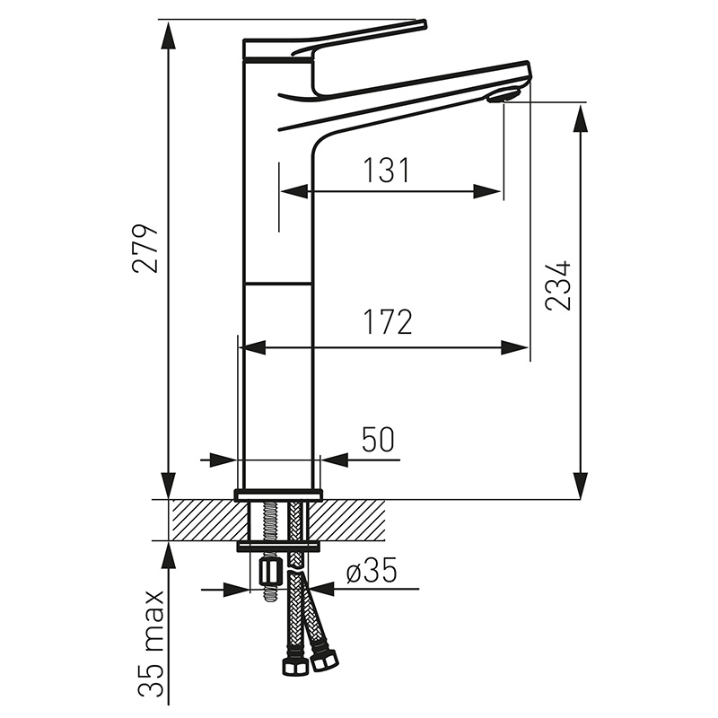 Baterie lavoar, Ferro, Stratos, inalta, crom