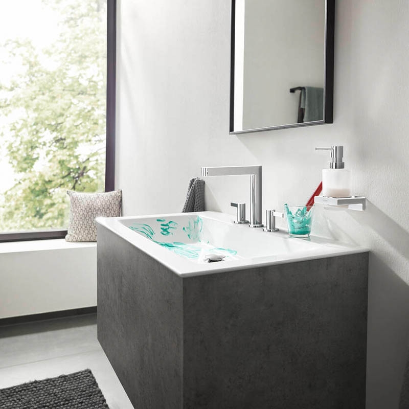 Dozator sapun lichid, Hansgrohe, AddStoris, crom