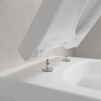 Set vas WC suspendat, Villeroy & Boch, Architectura, cu capac wc soft close si quick release, alb