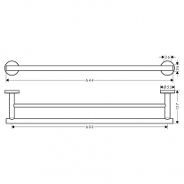 Portprosop, Hansgrohe, Logis Universal, crom