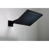 Brat de dus, Hansgrohe, E 39 cm, negru mat