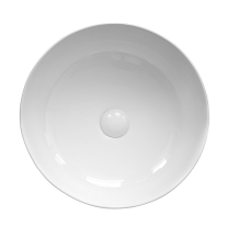 Lavoar pe blat, Fluminia, Cupido, 42 cm, cu baza poligonală, alb