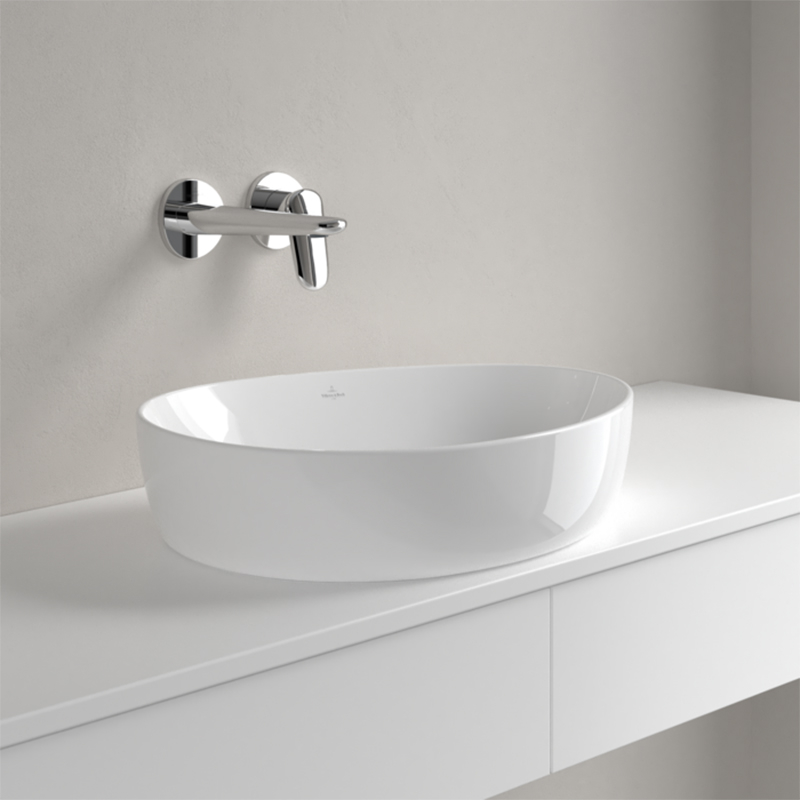 Lavoar pe blat, Villeroy & Boch, Antao, 51cm, oval, alb