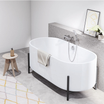 Baterie monocomandă cadă-duș, Kludi Ameo, crom