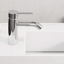 Baterie lavoar, Kludi, Bozz 100, cu ventil push-open, crom