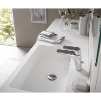 Baterie pentru lavoar, Kludi, Ameo, cu ventil cu tijă, crom