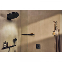 Cap de duș, Hansgrohe, RainFinity 360, cu 3 jeturi, negru mat