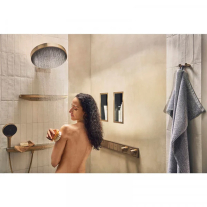Cap de duș, Hansgrohe, RainFinity 360, cu 3 jeturi, bronz periat