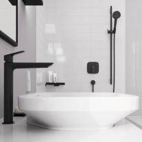 Baterie înaltă pentru lavoar Hansgrohe, Logis 240 Fine, negru mat