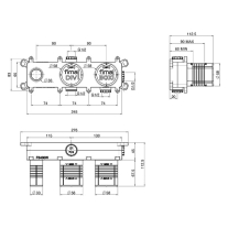 Corp încastrat FIMA Carlo Frattini, FimaShowerBox