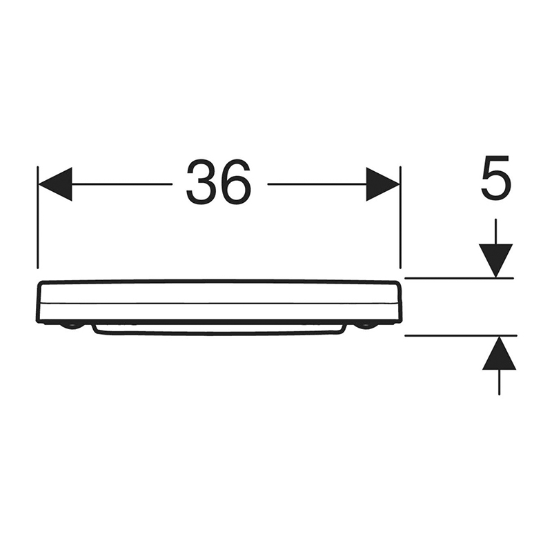Capac WC, Geberit, Acanto, cu quick release și soft close, alb