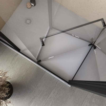 Cabina duș Kolpasan, Stellar Uni, 90 x 90 x h200, crom