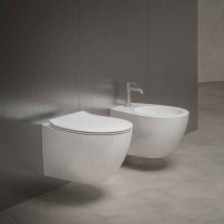 Bideu suspendat Hatria, Planeta, 37.5 x 53 cm, alb