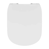 Capac Wc Ideal Standard, Tesi slim, cu balamale metalice, alb