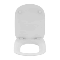 Capac WC Ideal Standard, pentru WC Tesi RimLS+, cu soft close și quick release, alb