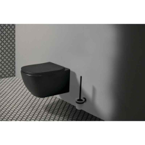 Vas WC suspendat Ideal Standard, Tesi, cu spalare Aquablade, negru mat