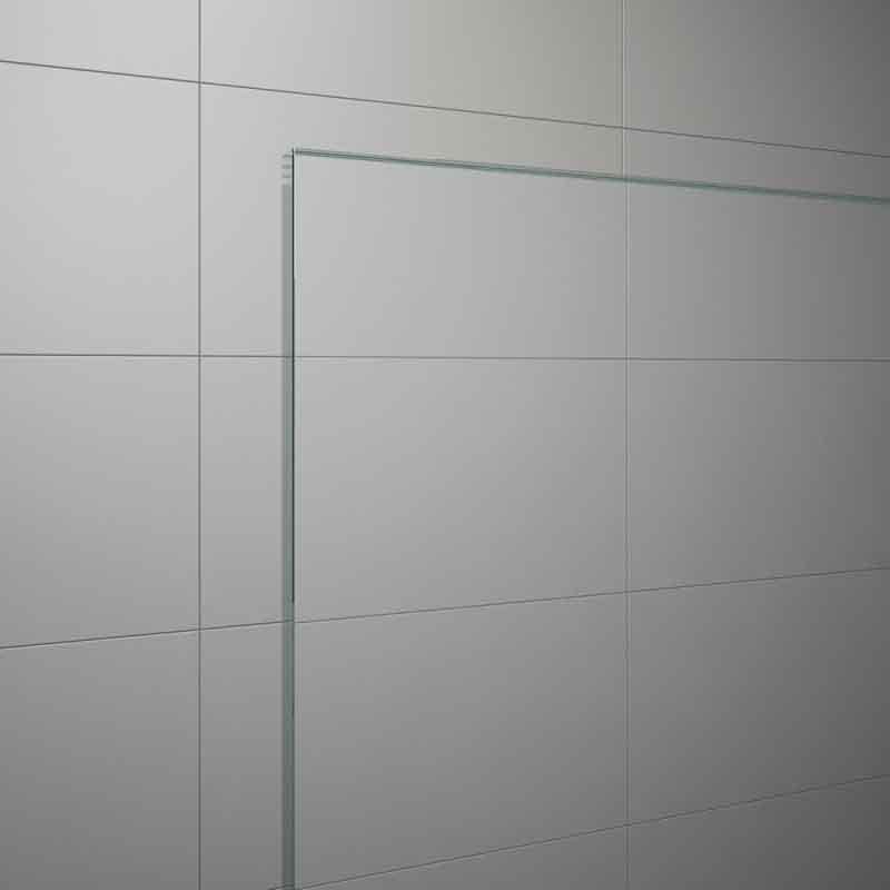 Paravan de duș Walk-In Ronal Easy, sticlă securizată 8 mm, 60x200 c,m, profil crom