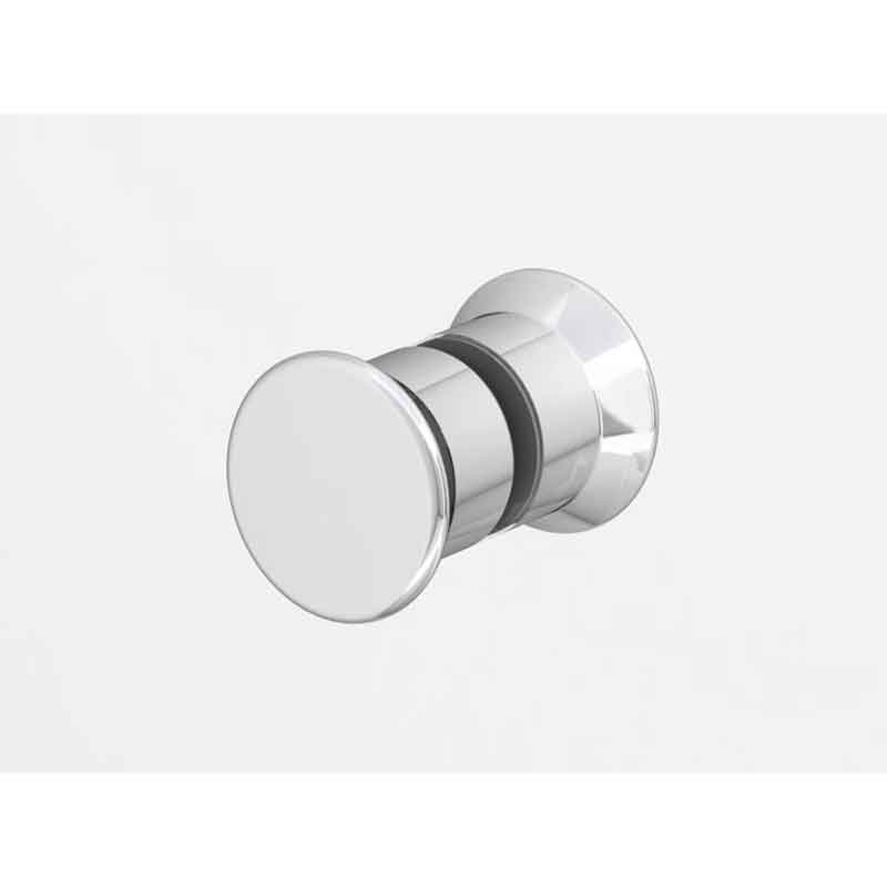 Ușă de nișă batantă Ronal, Solino, din 2 piese, 90x200, crom lucios