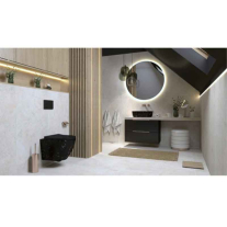 Mobilier pentru lavoar Spectrum, Omaha 80, riflat, negru mat