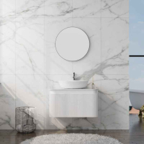 Mobilier pentru lavoar, Spectrum, Milena 80, riflat alb mat