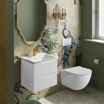 Set vas WC, Spectrum, Sierra Grande 2.0, Tornado Flush, cu capac soft close, quick release, alb