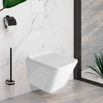 Vas WC suspendat Spectrum Lima 3.0, Tornado Flush, 34 x 48.5 cm, alb