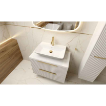 Baterie pentru lavoar LaVita, Verdi 100, fără ventil, brushed gold