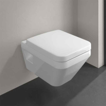 Set WC suspendat Villeroy&Boch, Architectura, TwistFlush, cu capac soft close, quick release, alb