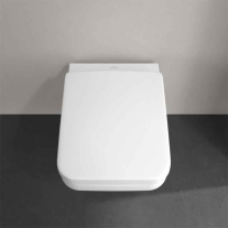 Set WC suspendat Villeroy&Boch, Architectura, TwistFlush, cu capac soft close, quick release, alb