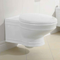 Set WC suspendat Villeroy&Boch, Amadea, cu capac quick release, alb