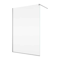 Paravan de duș Walk-In Ronal Easy, sticlă securizată 8 mm, 60x200 c,m, profil crom