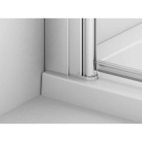  Ușă de nișă batantă Ronal, Solino, din 2 piese, 90x200, crom lucios