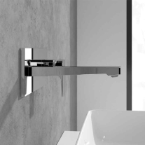  Baterie pentru lavoar incastrata Villeroy&Boch, Architectura Square, cu ventil click clack crom