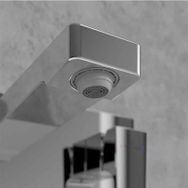  Baterie pentru lavoar incastrata Villeroy&Boch, Architectura Square, cu ventil click clack crom