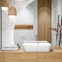 Baterie inalta pentru lavoar Villeroy&Boch, Architectura 277, cu ventil click clack, crom