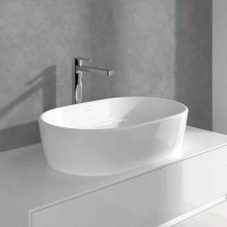 Baterie inalta pentru lavoar Villeroy&Boch, Architectura 277, cu ventil click clack, crom