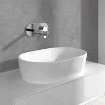 Baterie pentru lavoar Villeroy&Boch, Architectura, montaj incastrat, crom
