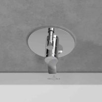 Baterie cadă-duș Villeroy&Boch, Architectura, montaj încastrat, parte vizibilă, crom