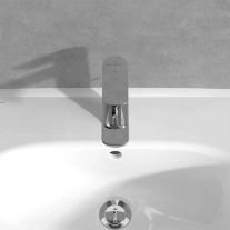 Baterie pentru lavoar Villeroy&Boch, O.Novo 100, fara ventil, crom