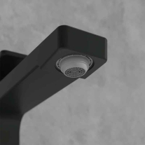  Baterie înaltă pentru lavoar Villeroy&Boch, Architectura Square 257, cu ventil click-clack, negru mat