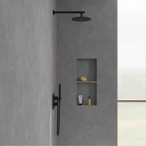 Cap de duș Villeroy&Boch, Universal Showers, Ø25 cm, negru mat